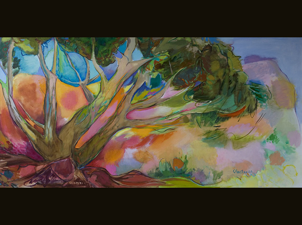 Kolob Canyon Painting &copy; Paula Martesian