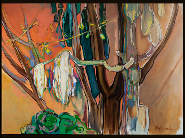 Spirit Tree Painting &copy; Paula Martesian